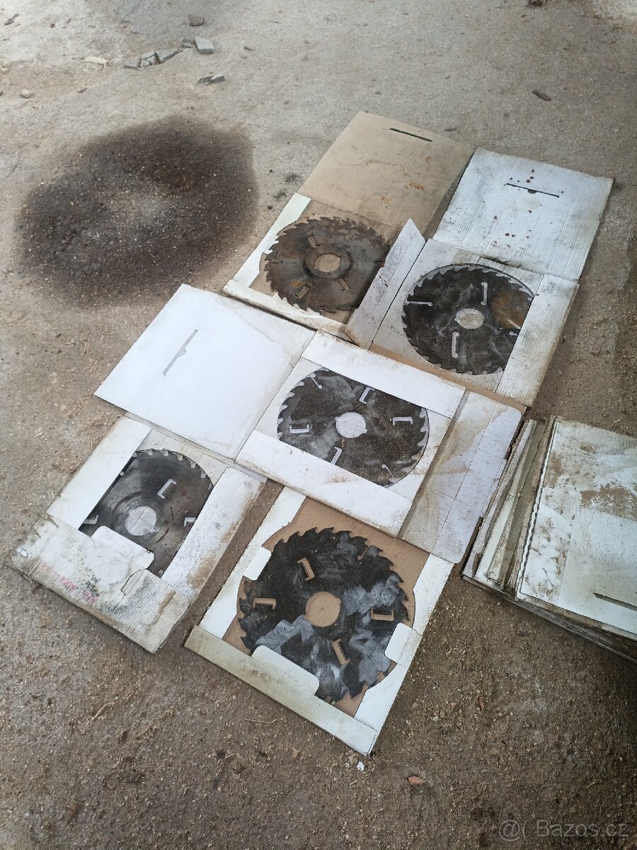 Pilové kotouče 400mm, otvor 80mm, prodej, výměna