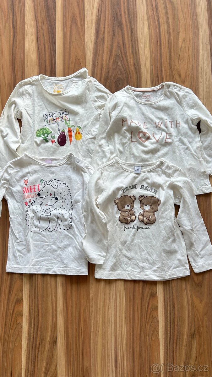 4x dětské tričko