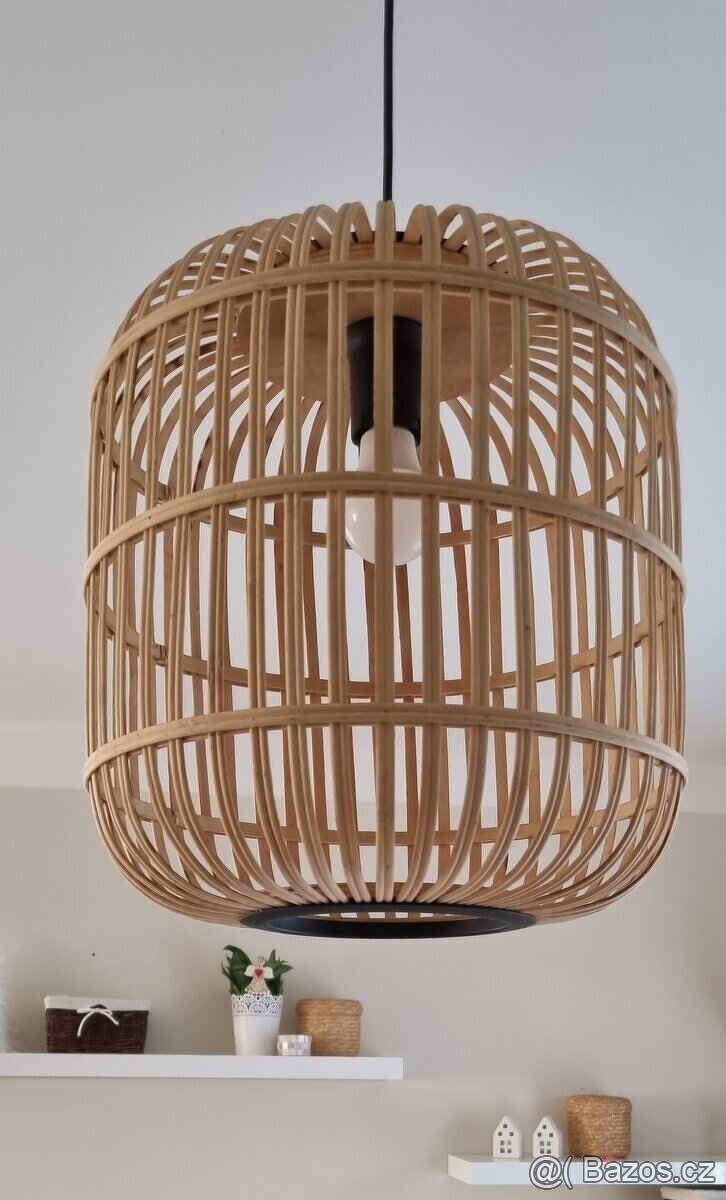 Závěsný bambusový lustr Adam od Westwing.cz