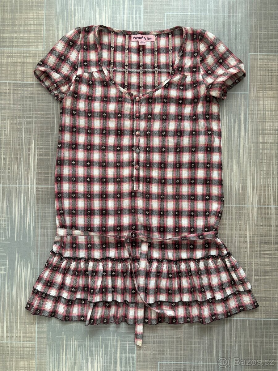 Kostkovane saty zn.Sfera