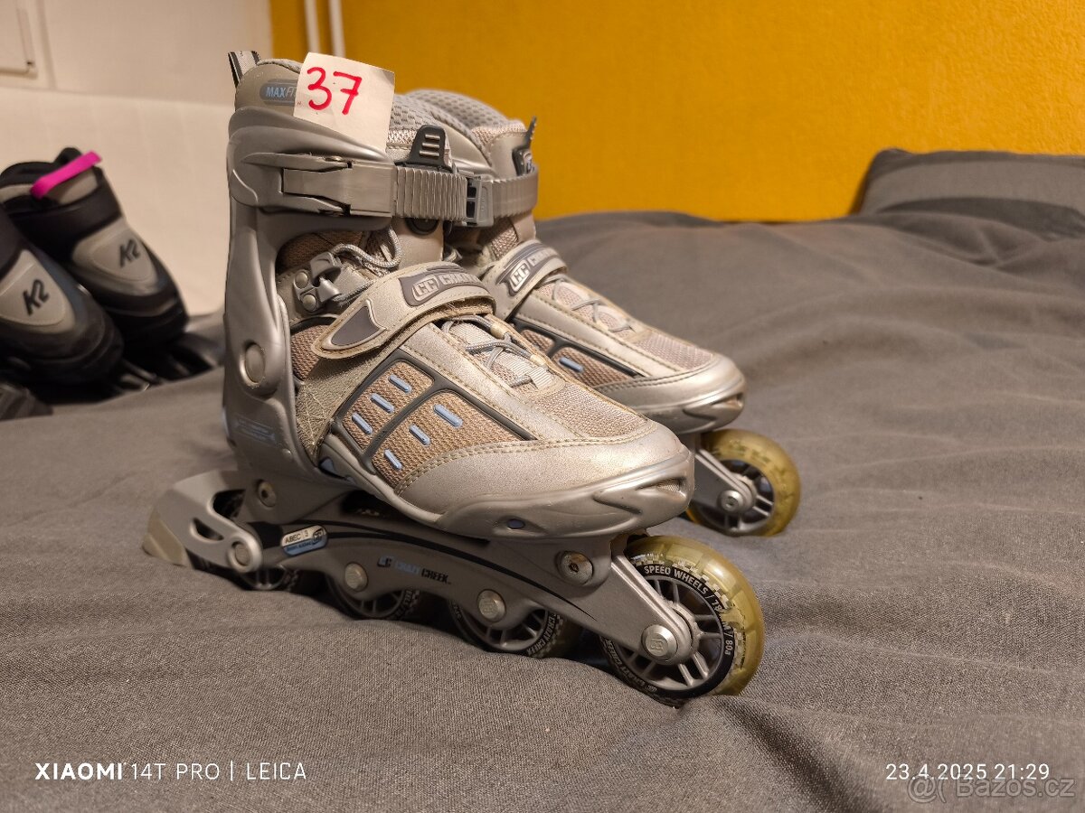 Inline brusle vel. 37 Crazy Creek MAX FIT S125