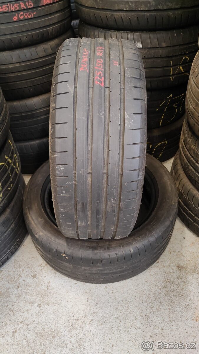 225/50 R17 letní pneumatiky Dunlop 2 ks