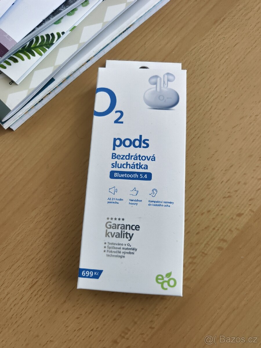 Sluchátka O2 Pods 2024 nerozbalená