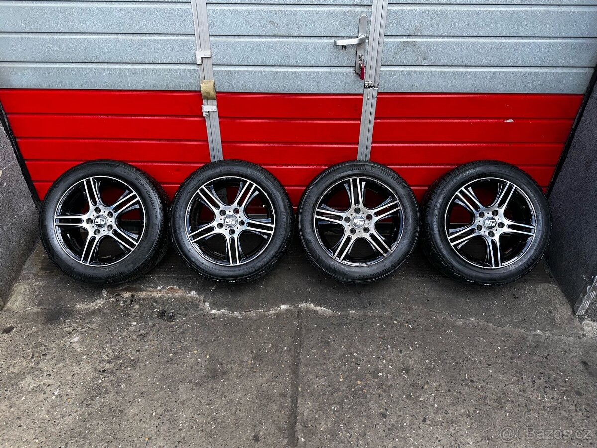 ALU kola MSW 16" 7J ET48 + zimní pneu 205/55/R16