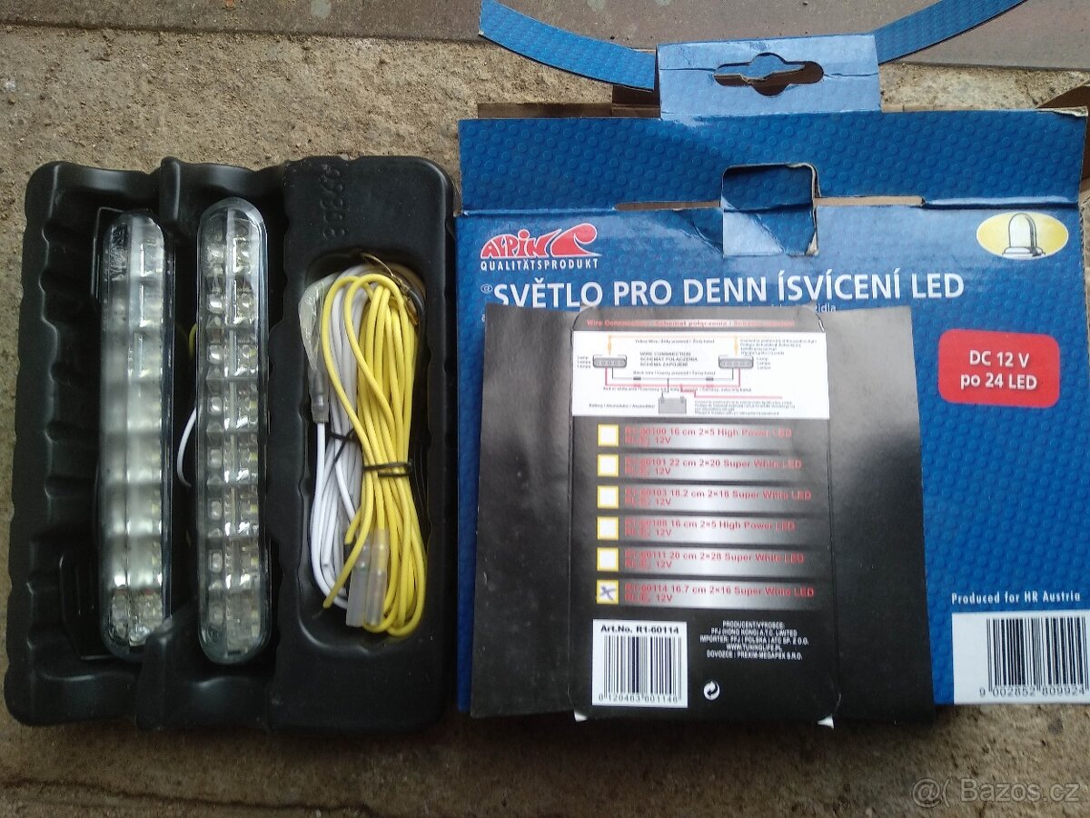 LED světla denní svícení na 12V