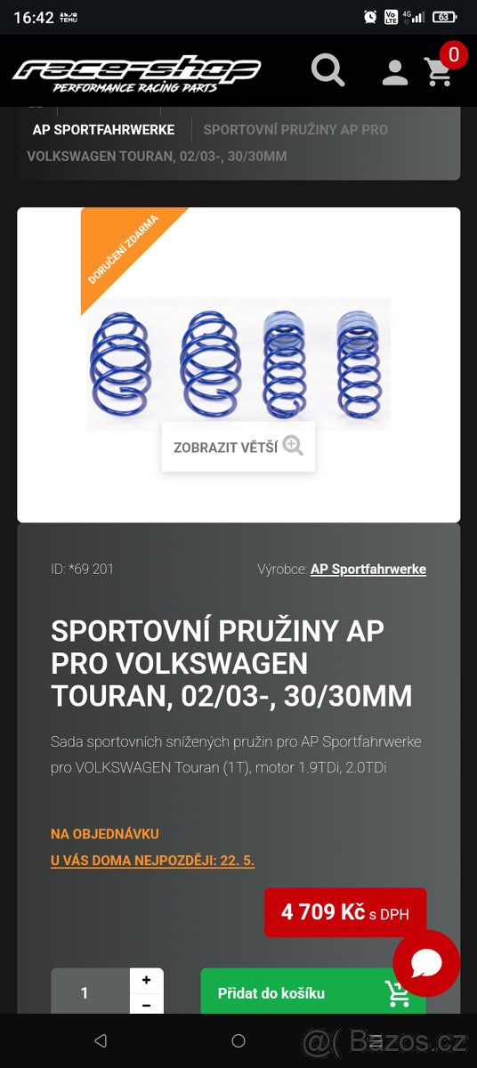 Pružiny AP