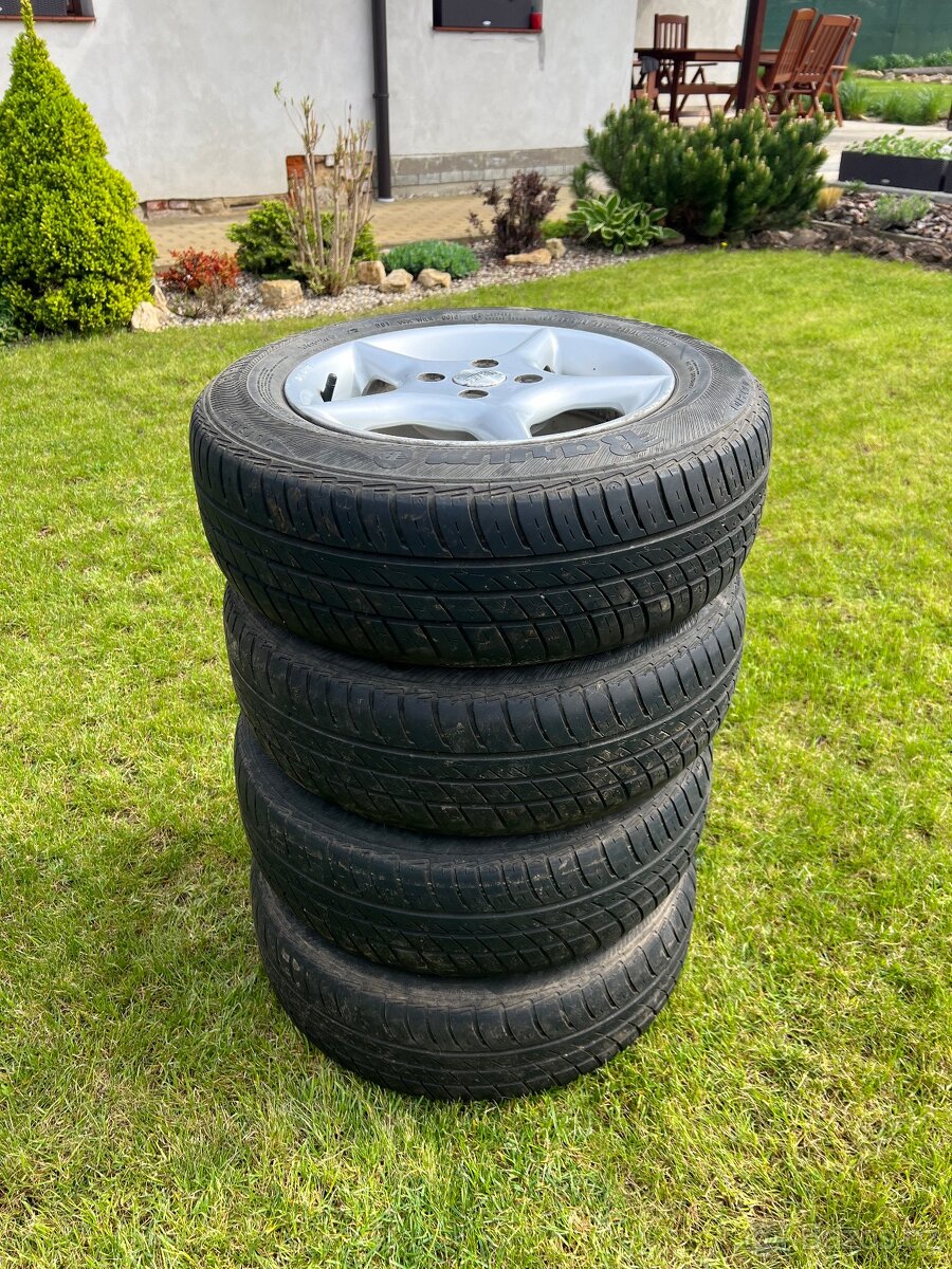 ALU kola s letními pneumatikami 185/65 R 14