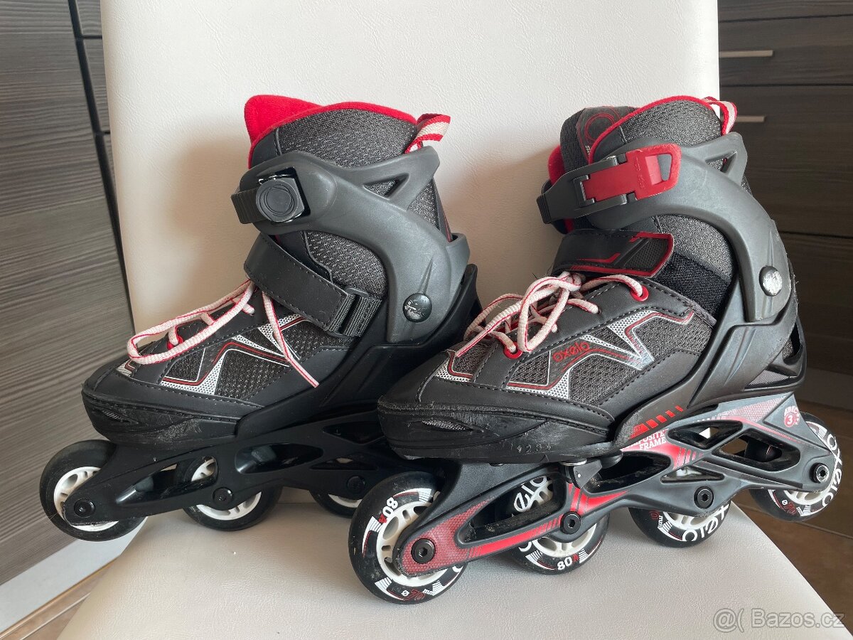 Kolečkové brusle Oxelo FIT3 Junior vel. 35-38