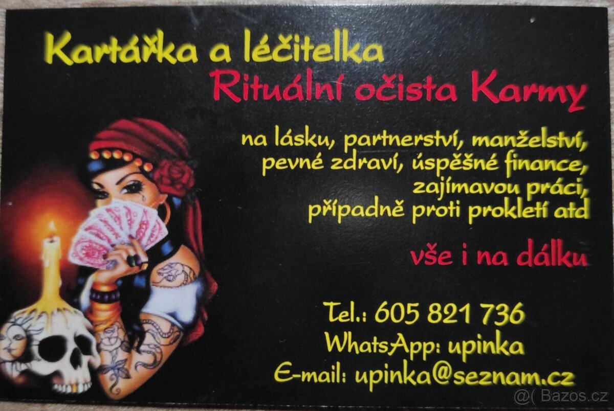Výklady Rituály Láska,zdraví,finance,Karma,Prokletí
