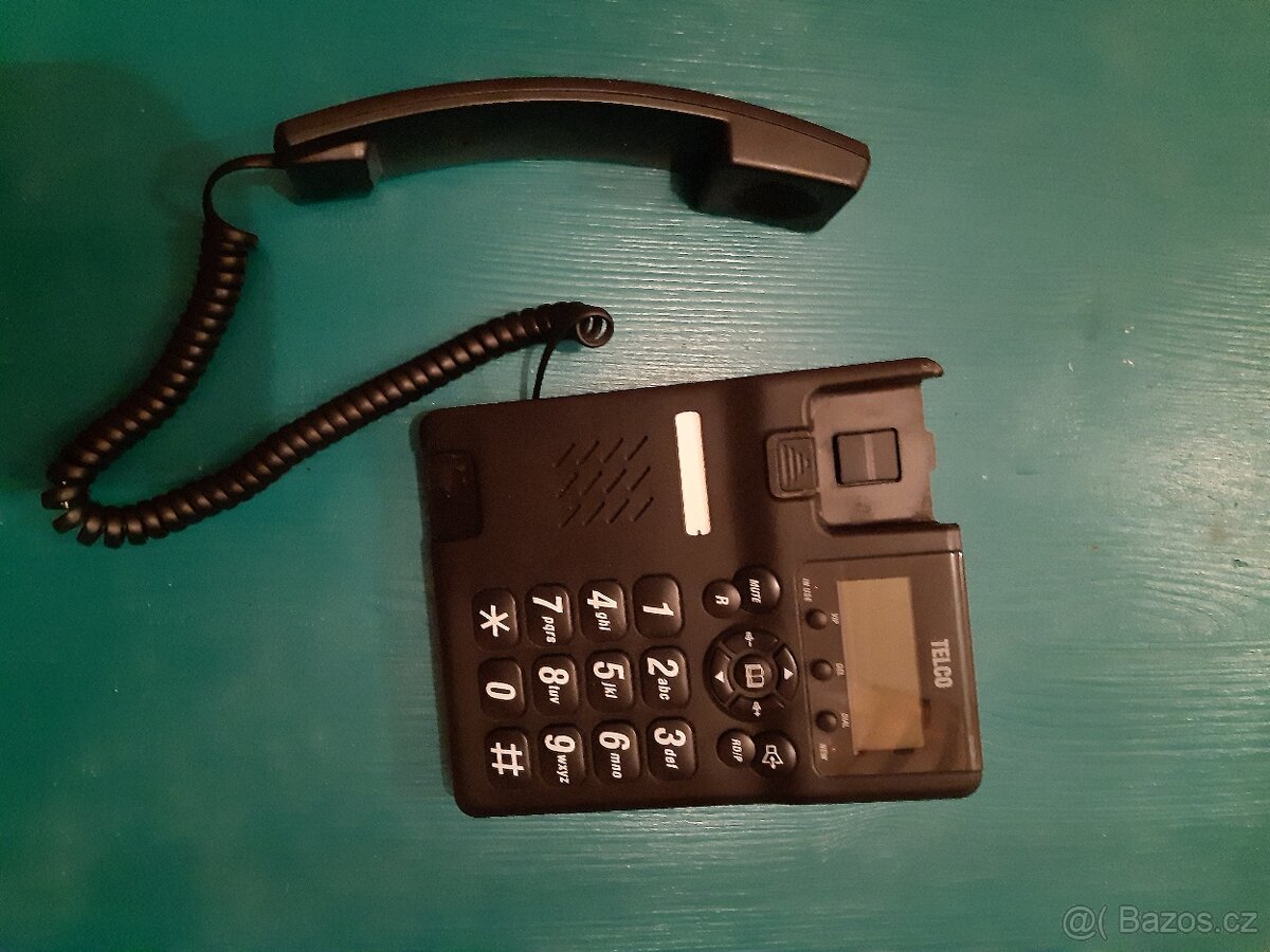 Stolní telefon TELCO - velké číslice