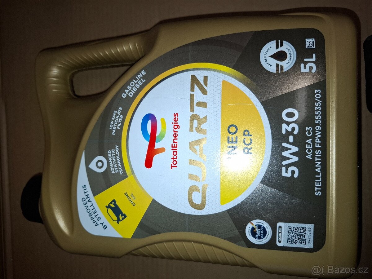5L oleje 5w30 total quartz ineo RCP