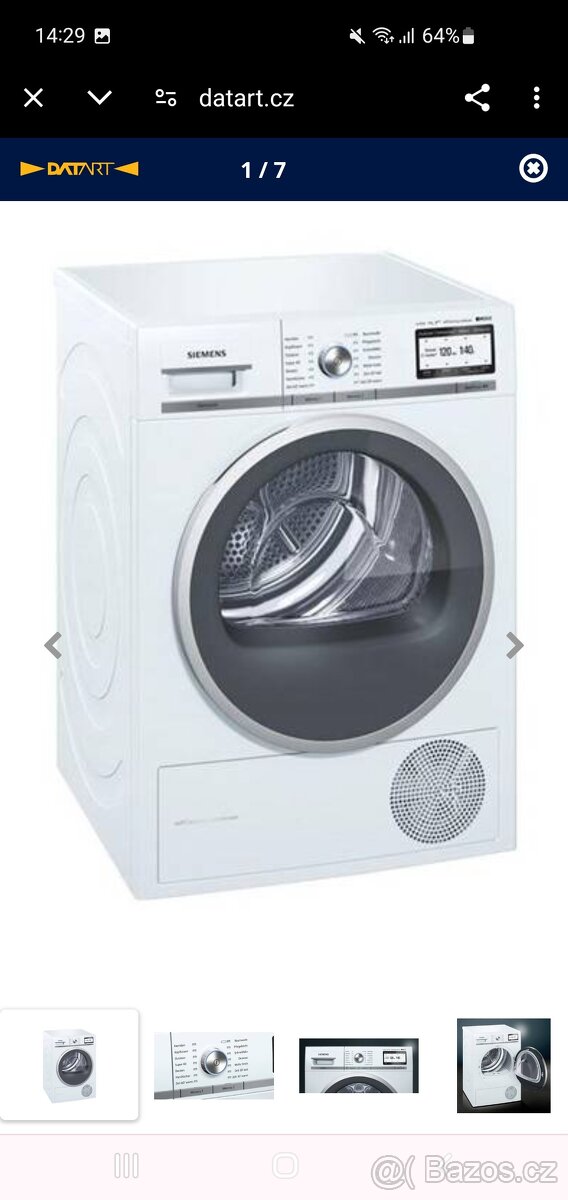 Sušička Siemens WT48Y7W4