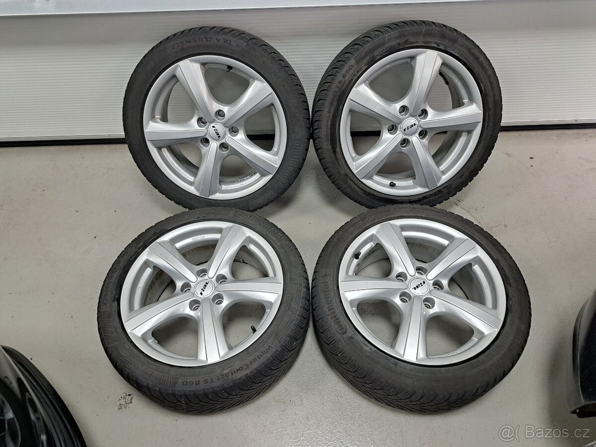 17'' kola RIAL se zimními 225/45 R17 - 5x112