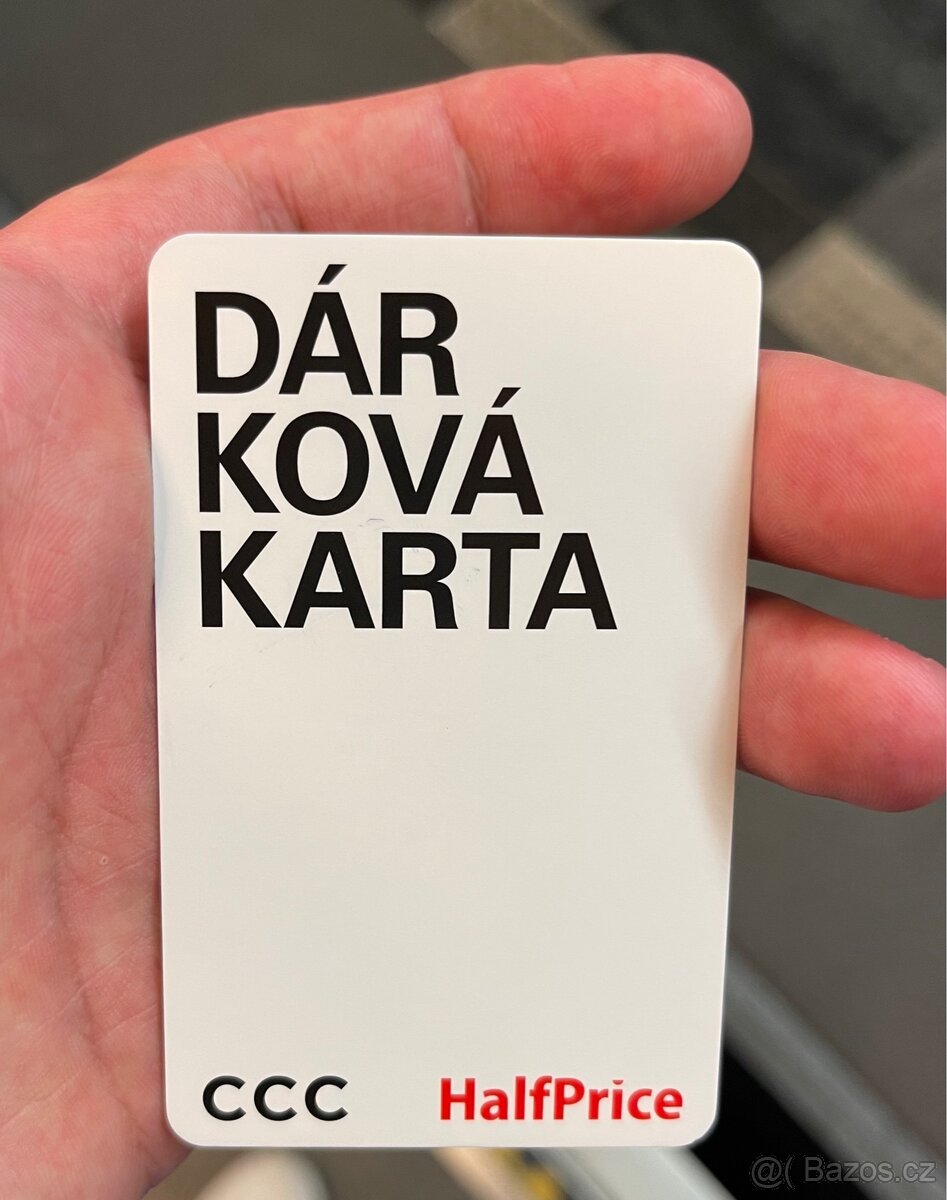Dárková karta HalfPrice