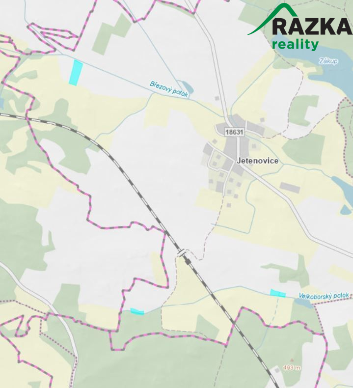 Soubor pozemků Velký Bor - Jetenovice