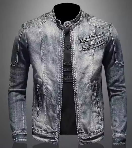Bunda jeans na motorku