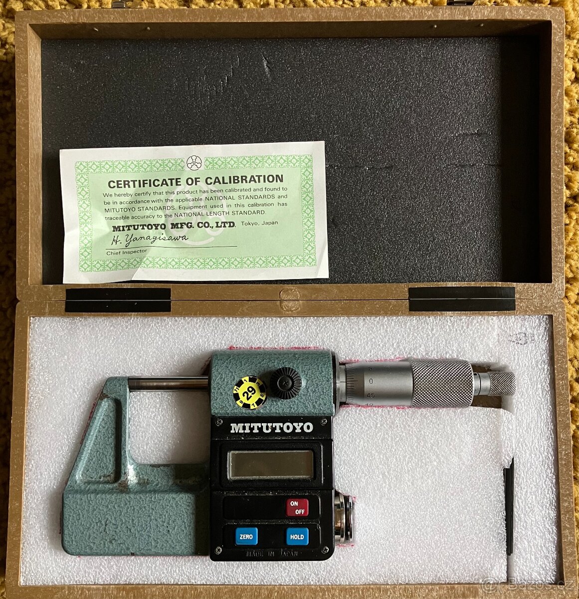 Digitální mikrometr 0-25mm Mitutoyo