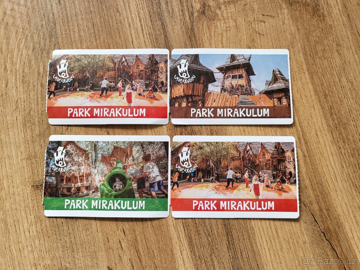 4x celodenní vstupenka do Mirákula, 2025