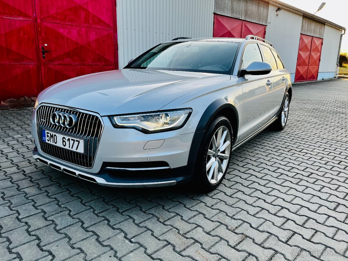 Audi A6 Allroad 3.0TDI V6 180kw 2013 DPH F1 Tažné Vzduch