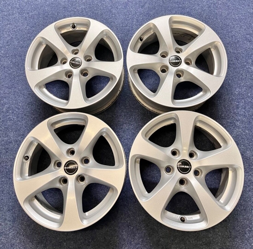 5x120 R16 alu disky Borbet - ET 20