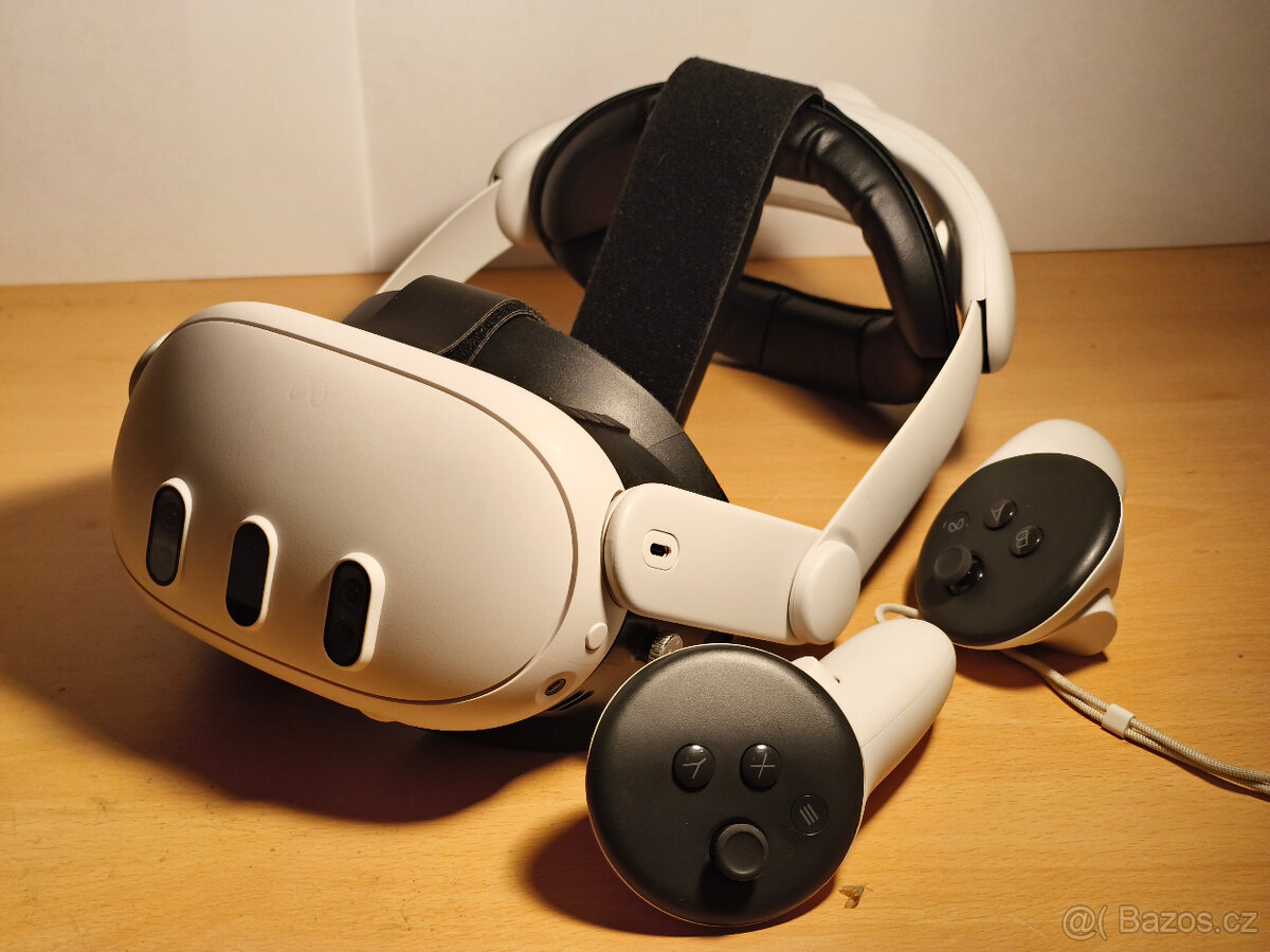 Meta Quest 3 v záruce + Kiwi strap + Facial interface