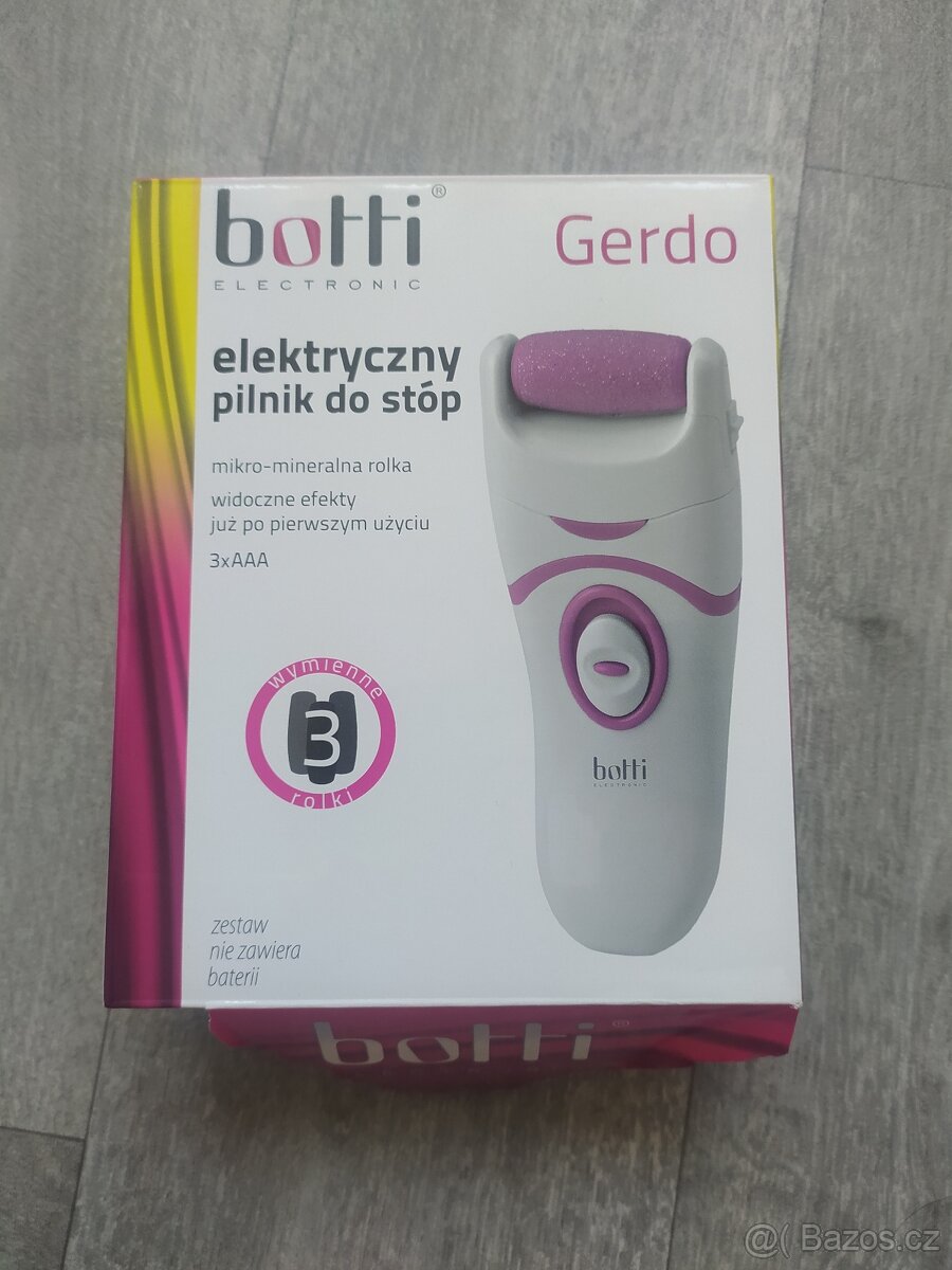 Elektrická pedikúra, Botti Gerdo, nové, pouze rozbaleno