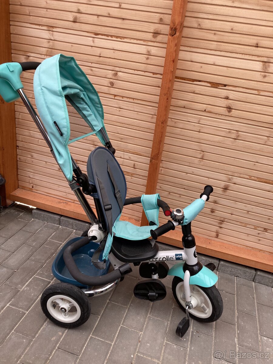 Dětská tříkolka s vodící tyčí Coccolle Urbio Air