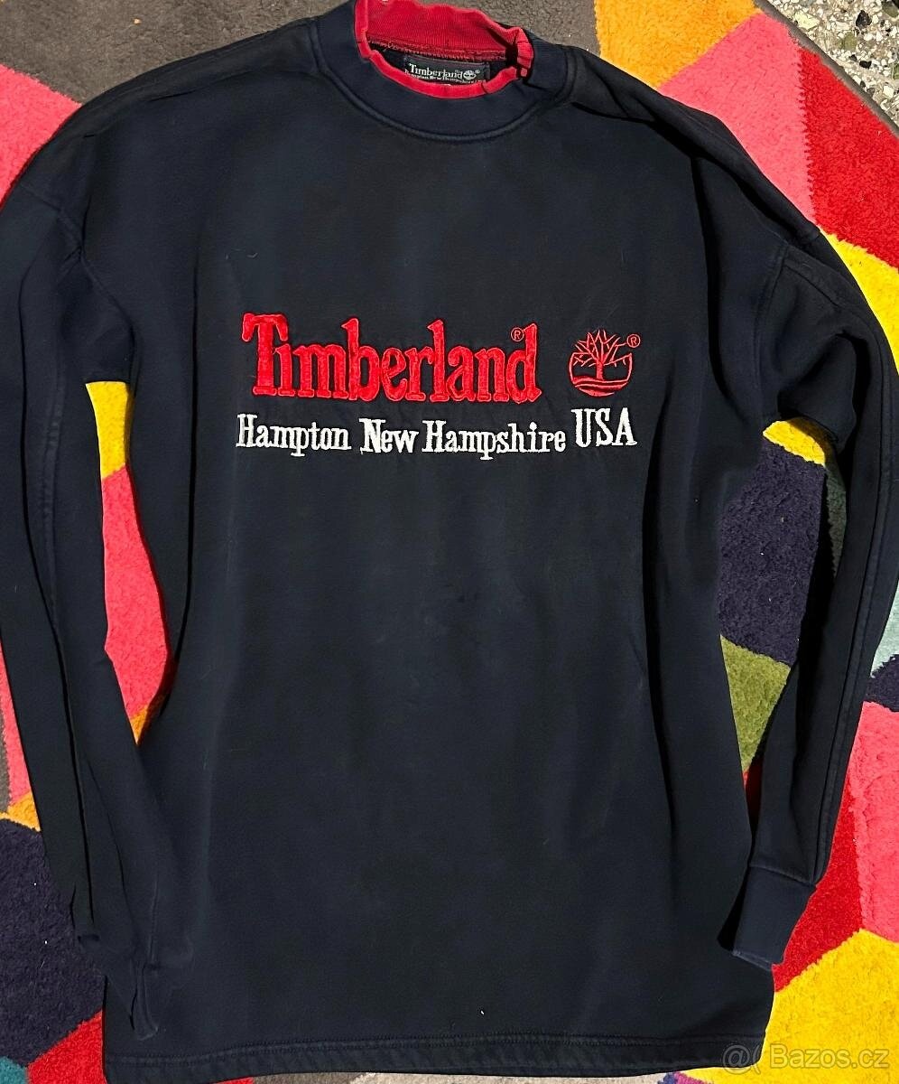 TIMBERLAND STYLOVÁ BAVLNĚNÁ MIKINA XXL