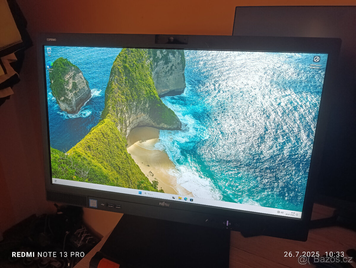 Plně funkční ALL IN ONE( počítač s moninorem v jednom) FUJIT