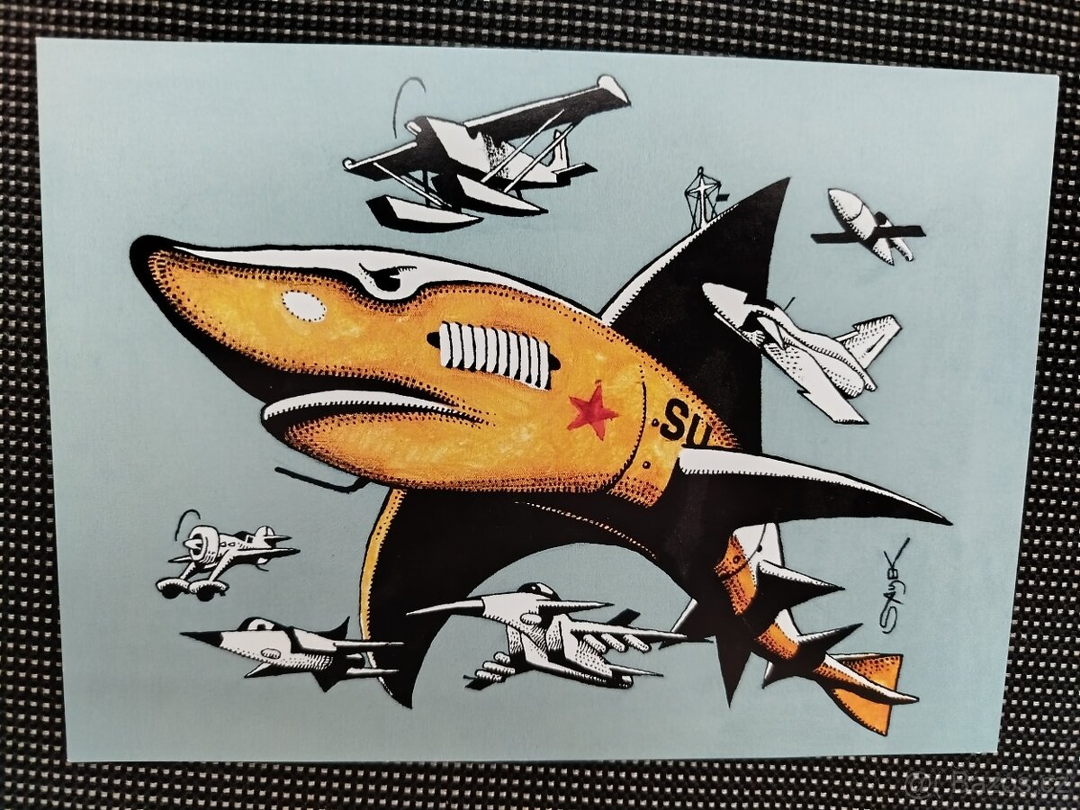 Kája Saudek - SU, 2000, pohlednice, stav - jako nová