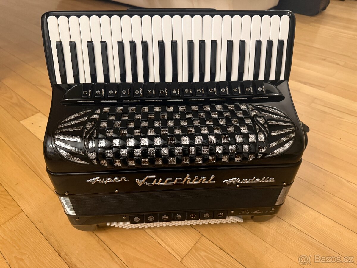 Prodám akordeon Super Lucchini Stradella King Mayor