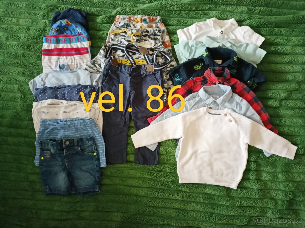 Oblečení - kluk - jaro/léto - velikost 86