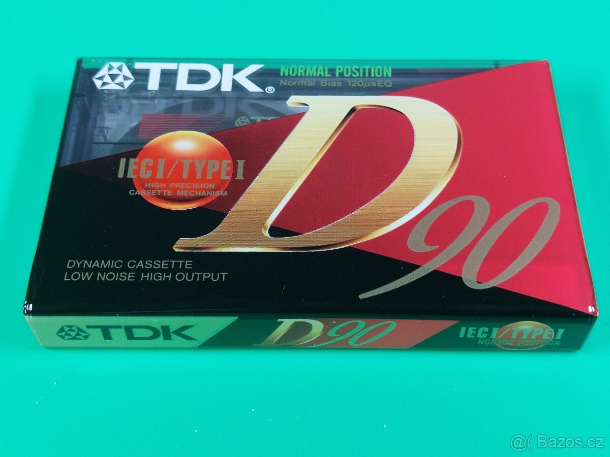 MC Audiokazeta Kazeta TDK D 90 nová zabalená