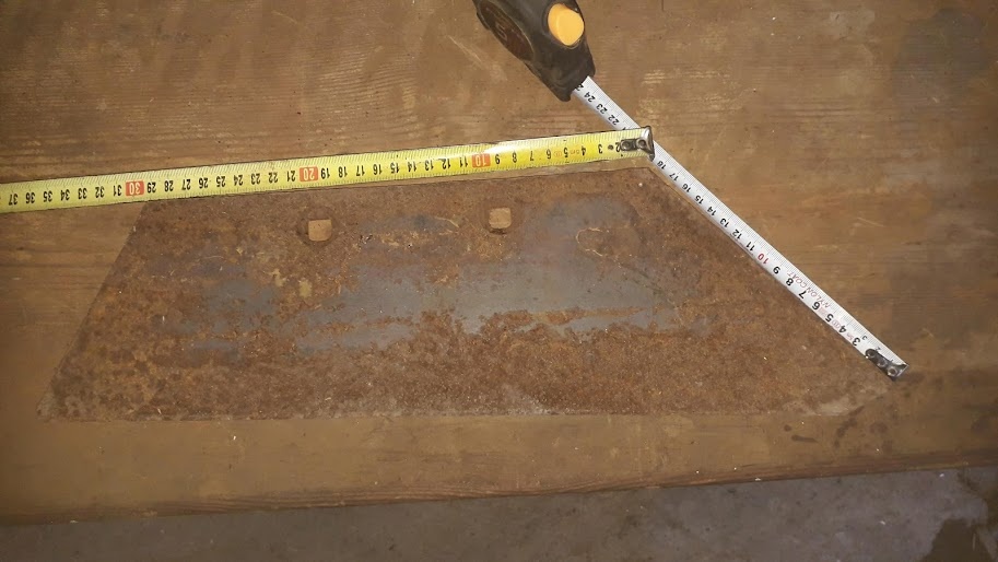 Pluhové ostří pravé a levé 295 mm