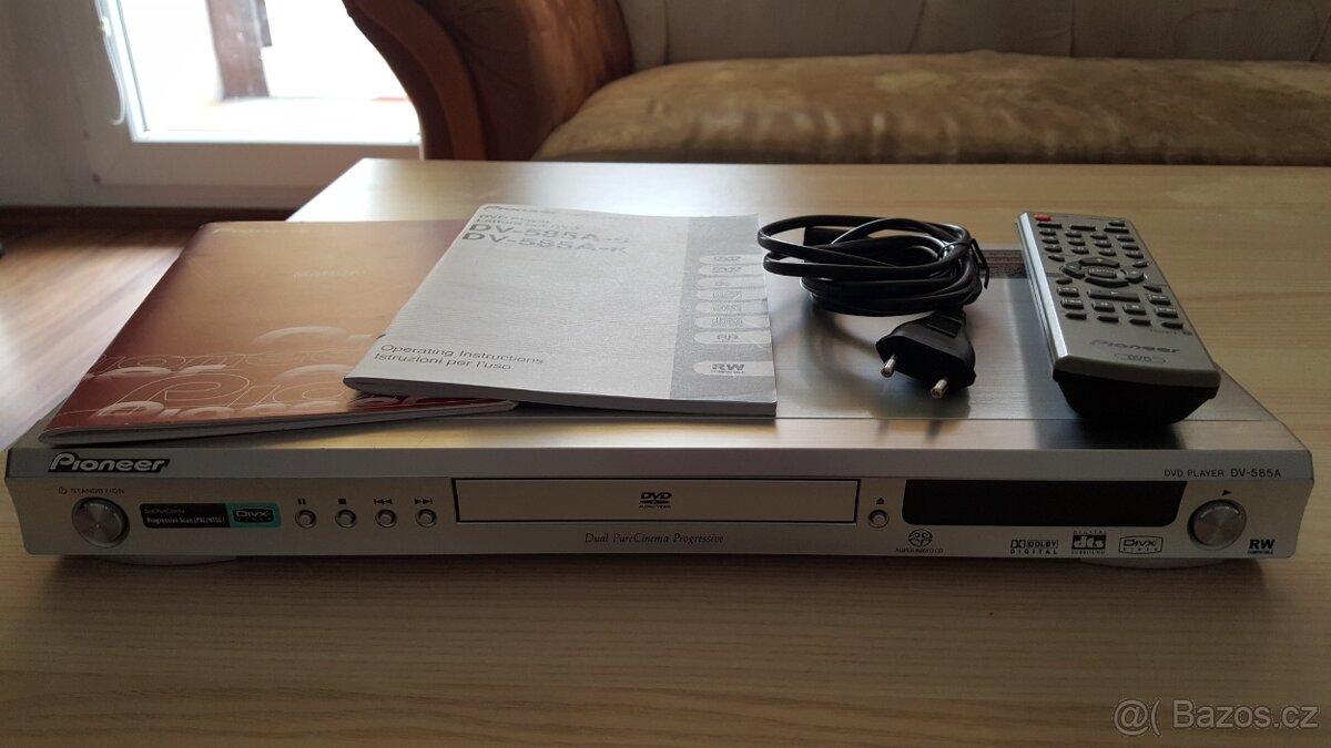 DVD SACD Pioneer DV-585A Silver hezký stav