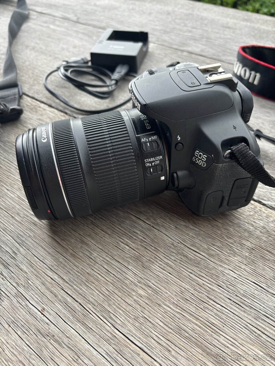 Canon EOS 650d + objektiv 18-135mm