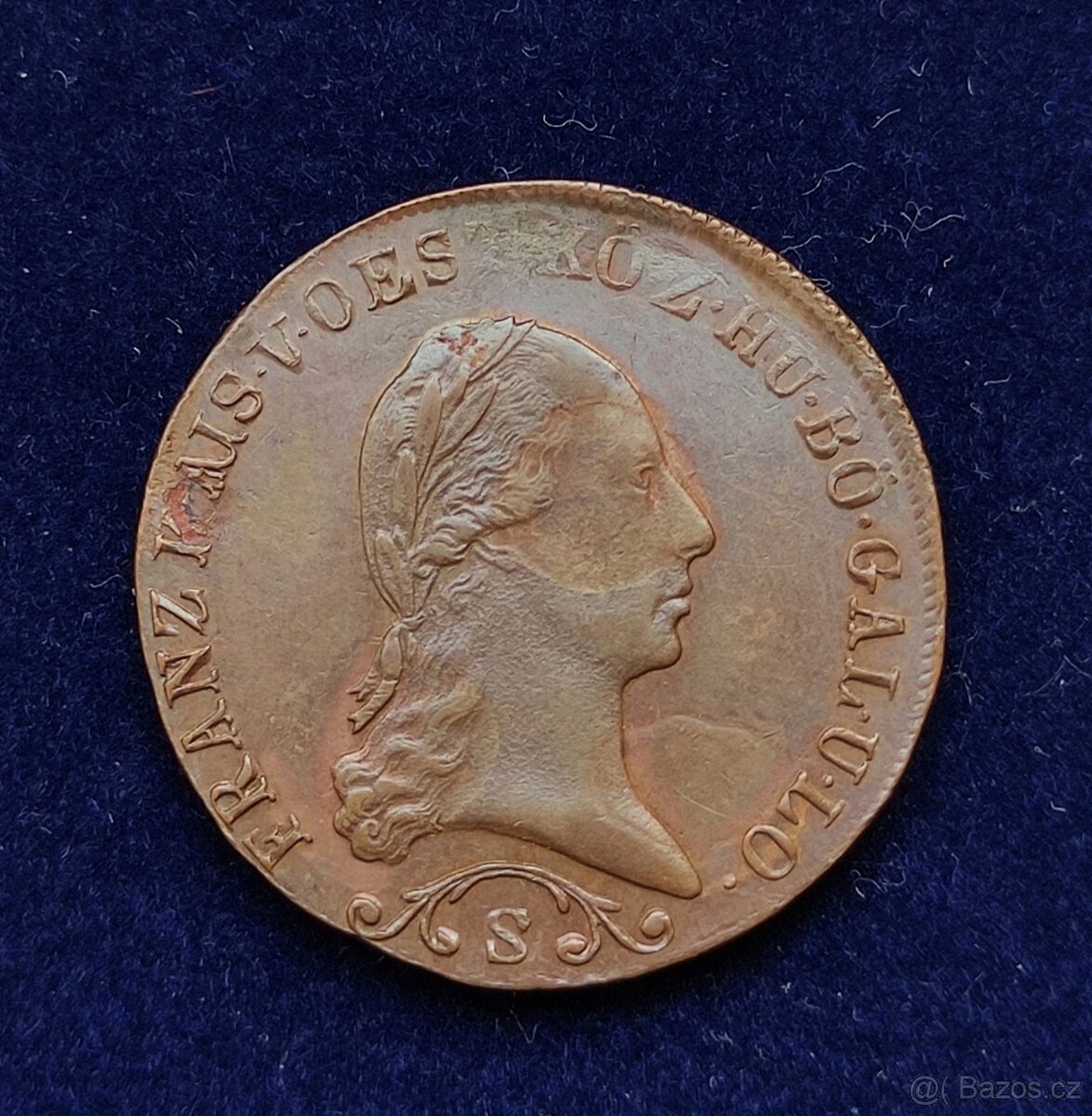 1 krejcar 1812 S František I