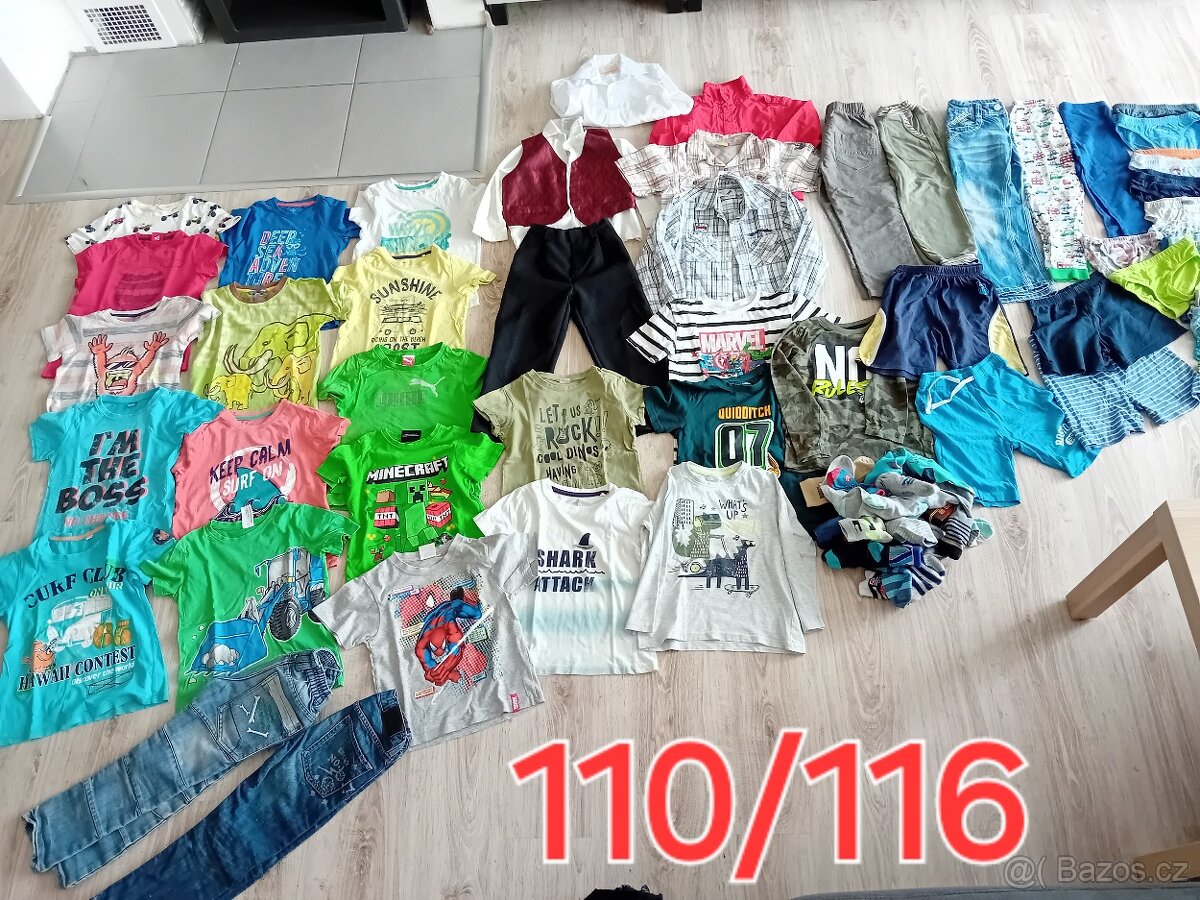 Oblečení na kluka v. 110/116