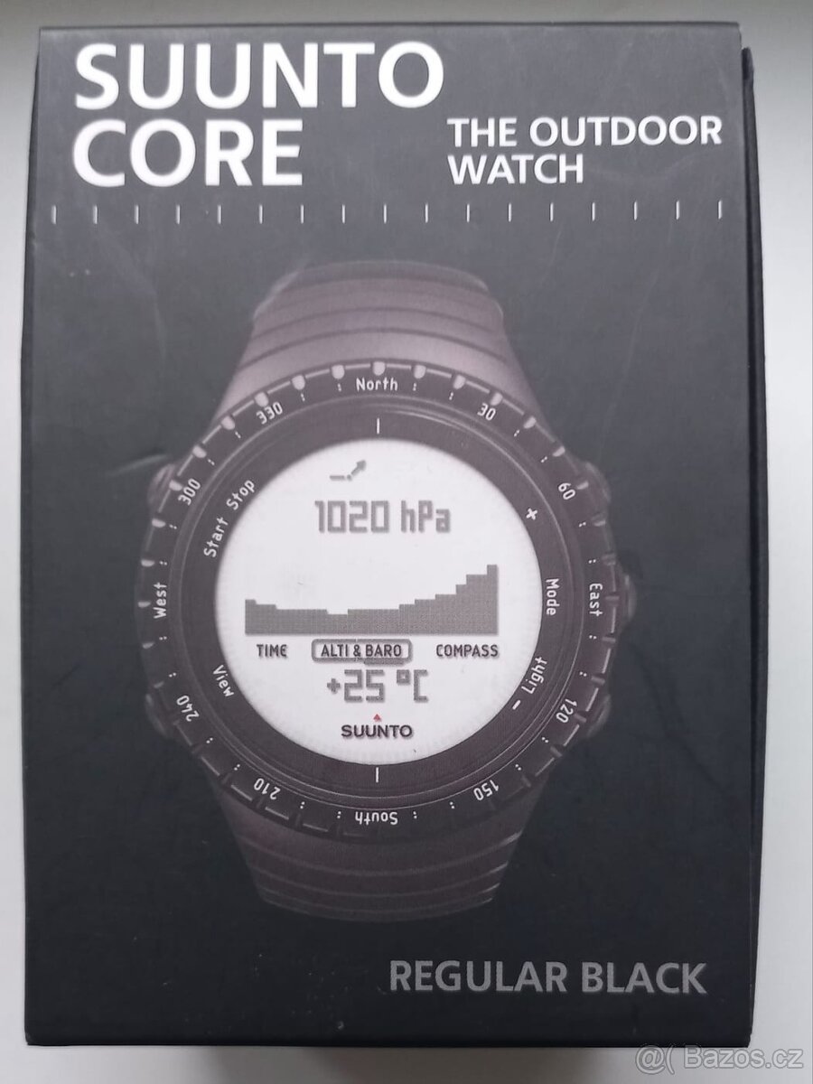 Prodám hodinky Suunto Core All Black