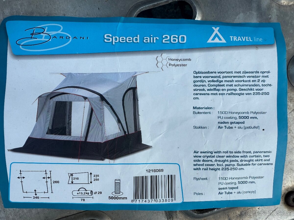 Předstan Bardani Speed Air 260