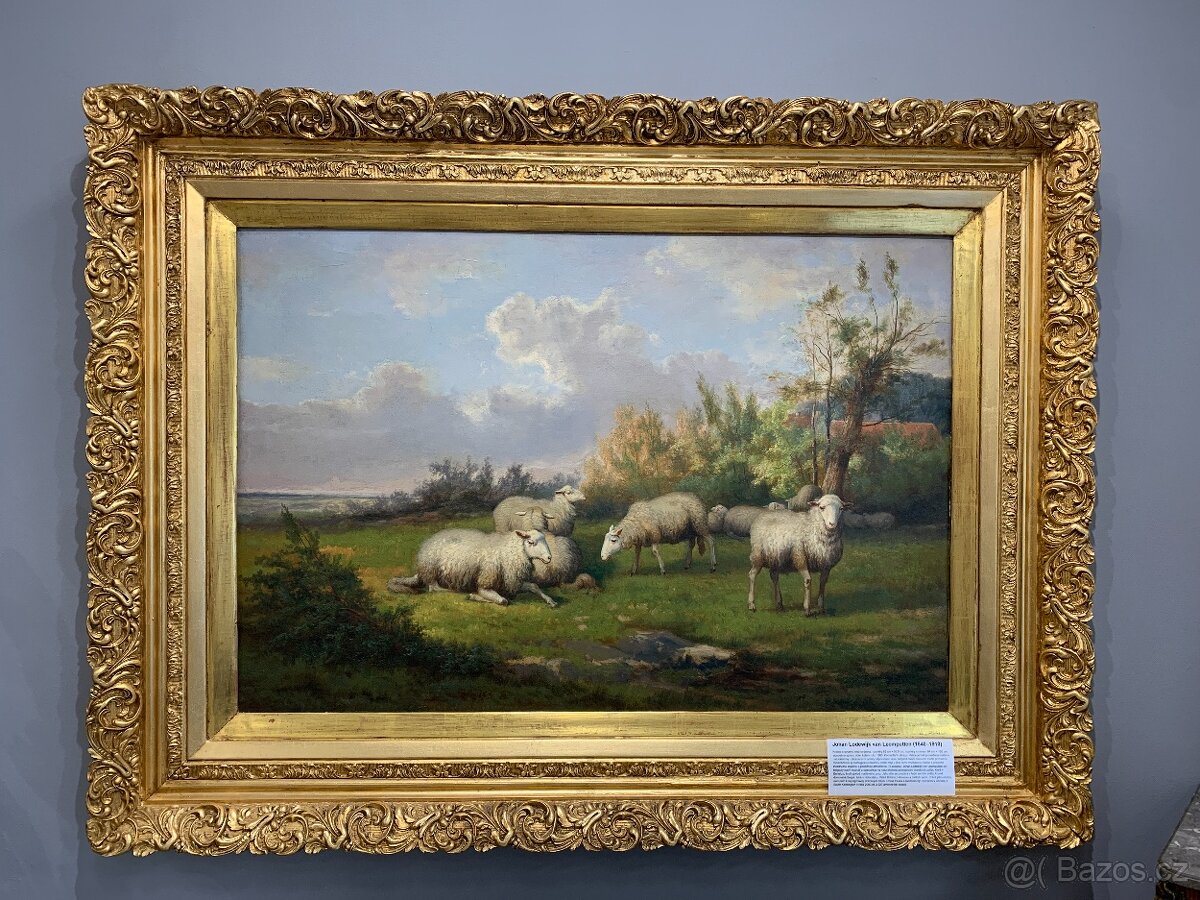 Nádherný obraz krajina - Johan Lodewijk van Leemputten
