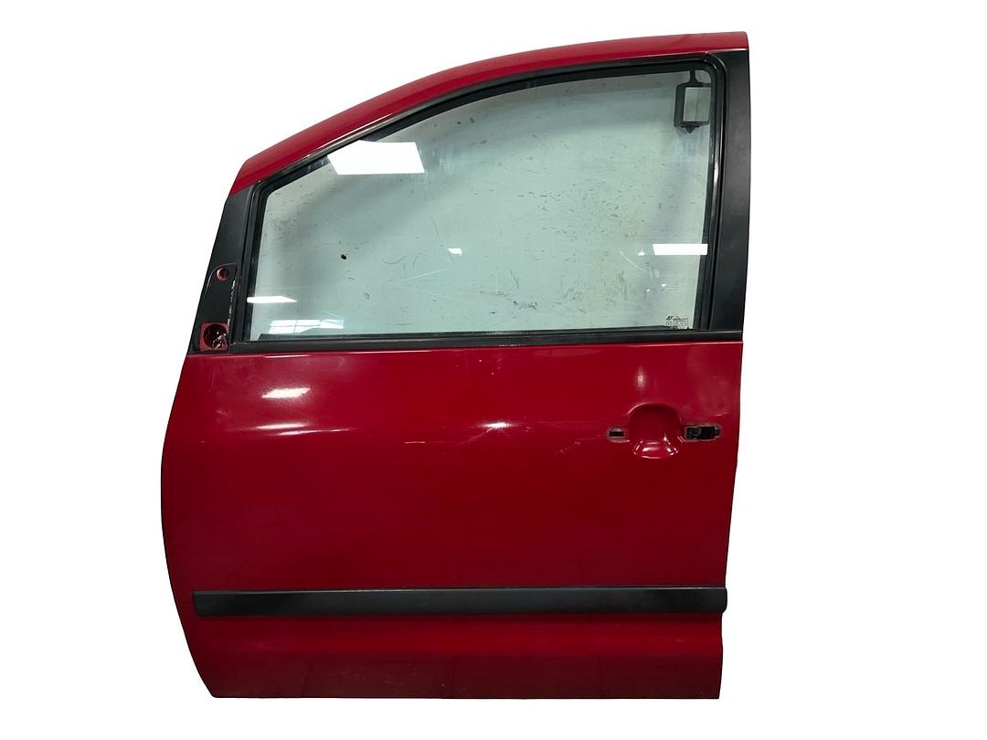Levé přední dveře červená metalíza LK3A VW Sharan 7M 2007
