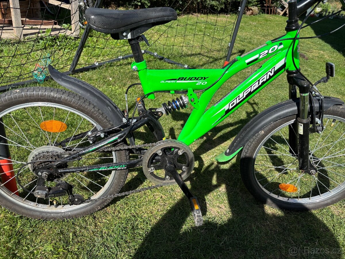 Dětské celoodpružené horské kolo