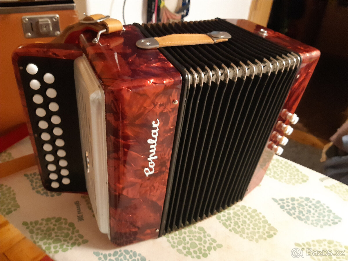 Heligonka Delicia Popular, ladění C-F
