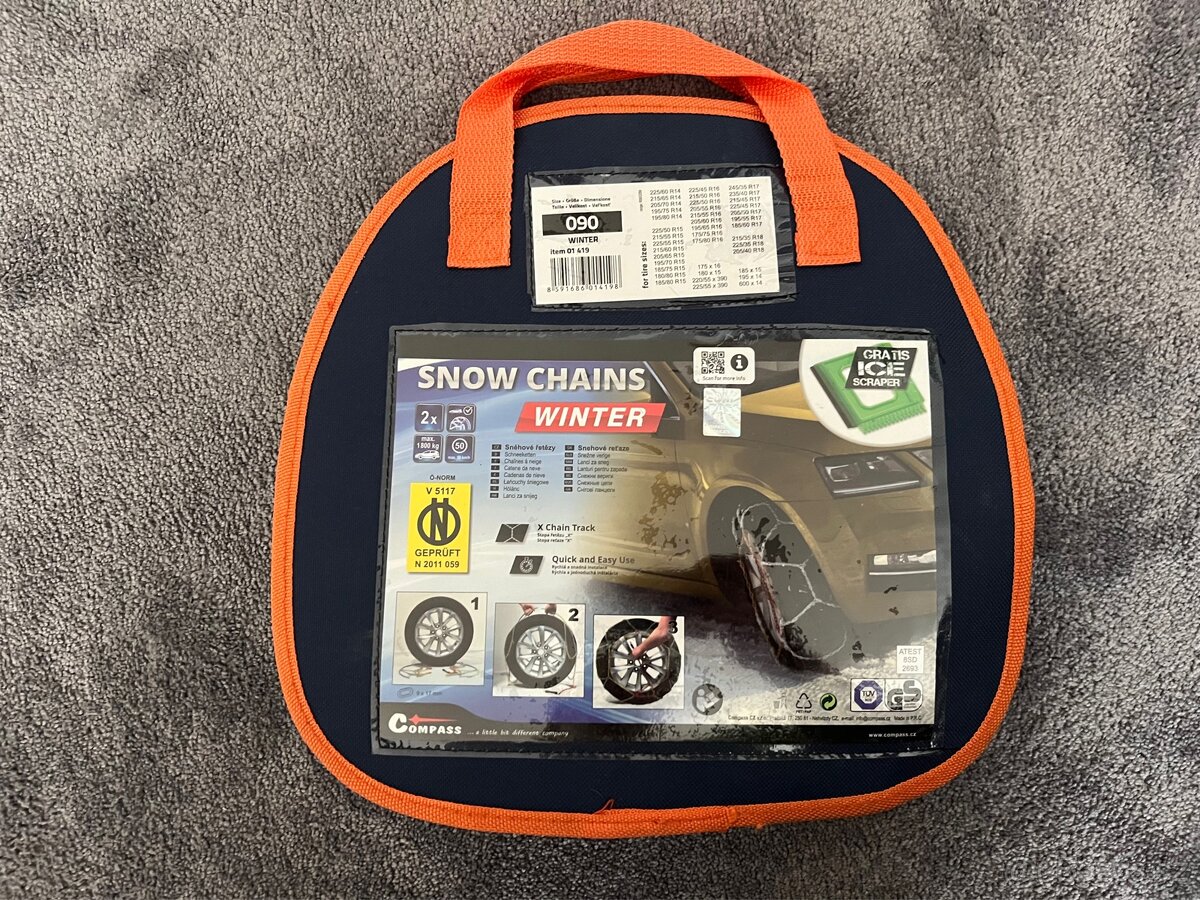 NOVÉ Compass sněhové řetězy - vel. 90