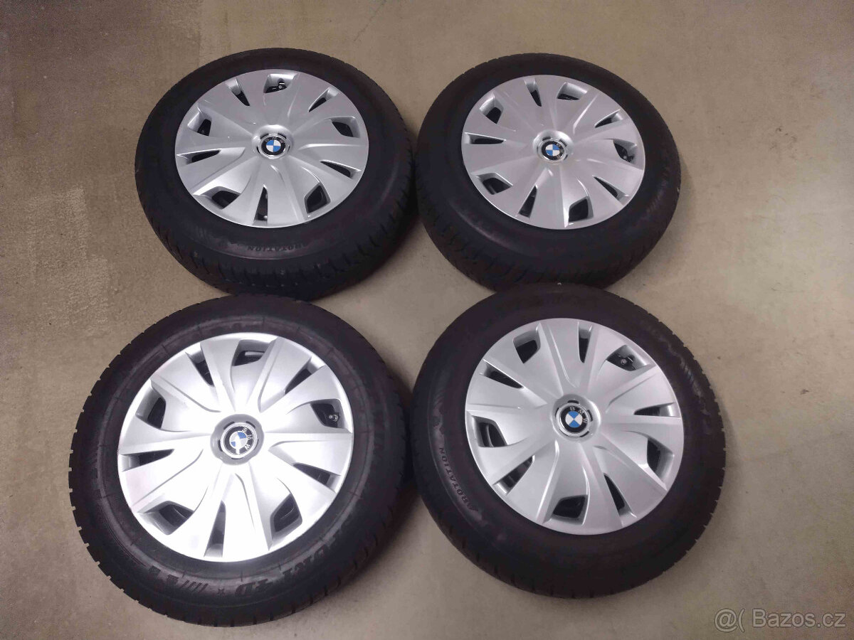 BMW originál ocelové disky + zimní pneu Dunlop WS