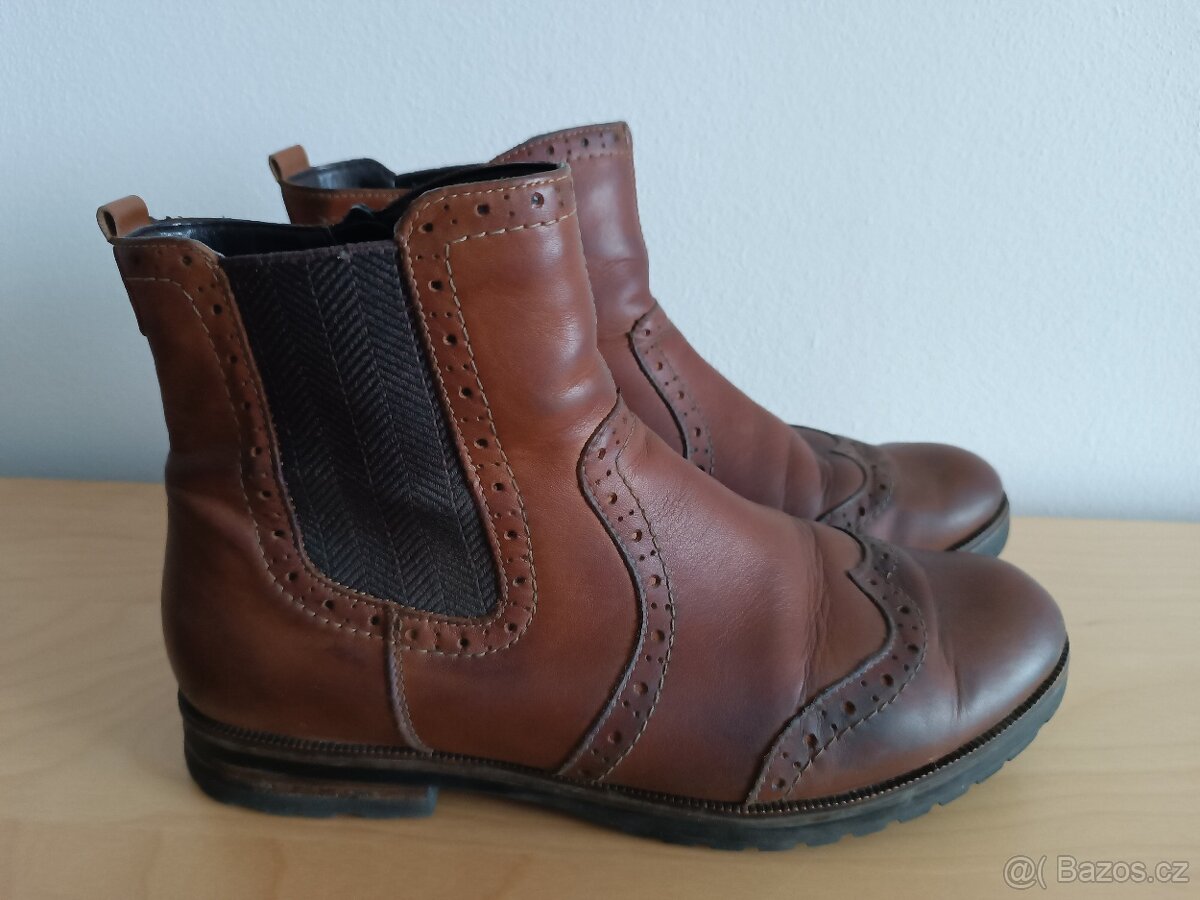 kožené boty Rieker Remonte