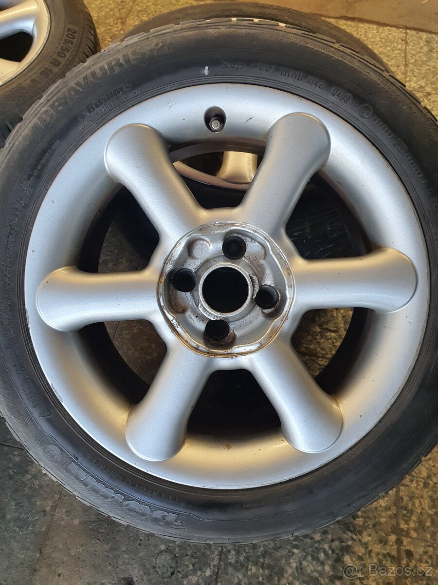 Litá kola r16 s pneu 205/50 r16