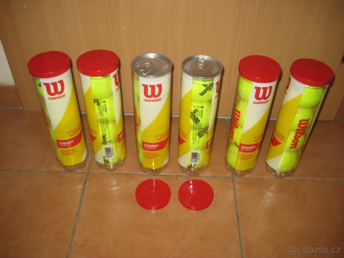 Tenisové míče Wilson.