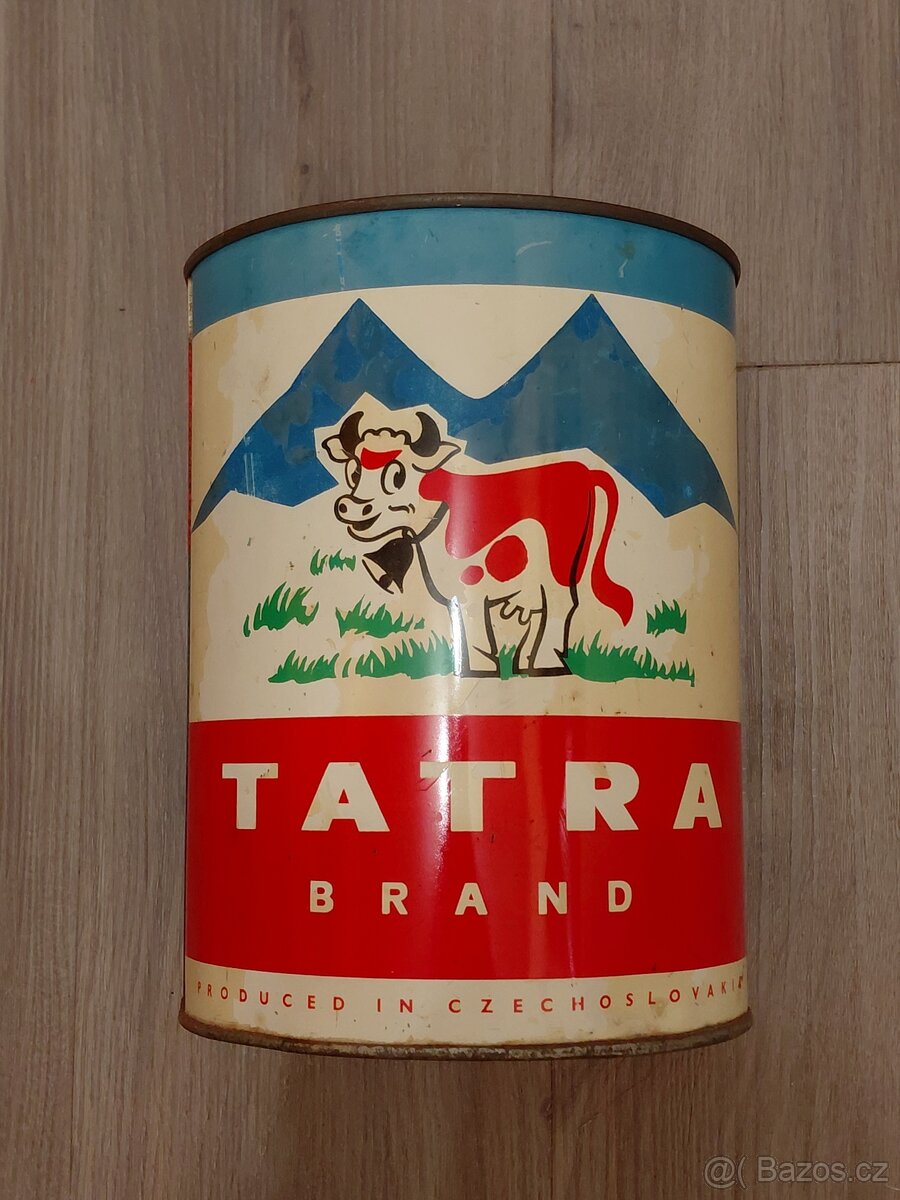 Velká retro plechovka